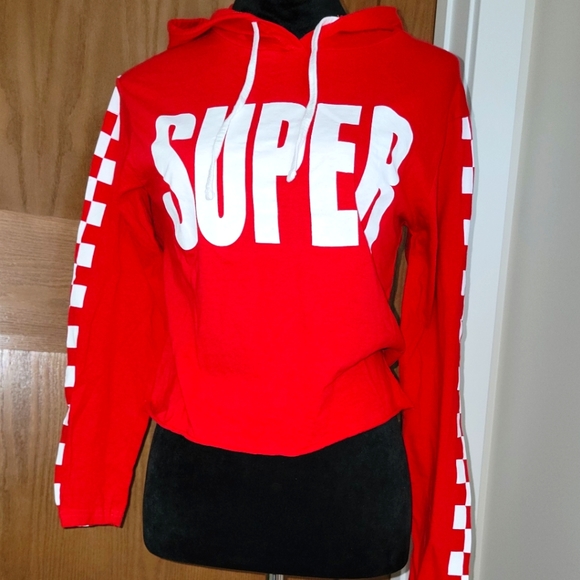 CROPPED HOODIE - Picture 1 of 9